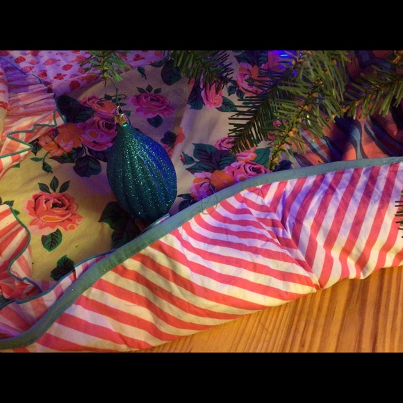 Matilda Jane Christmas tree skirt ruffles 30” holiday...